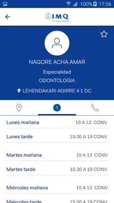 Guía médica IMQ android App screenshot 1