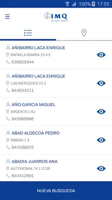 Guía médica IMQ android App screenshot 2